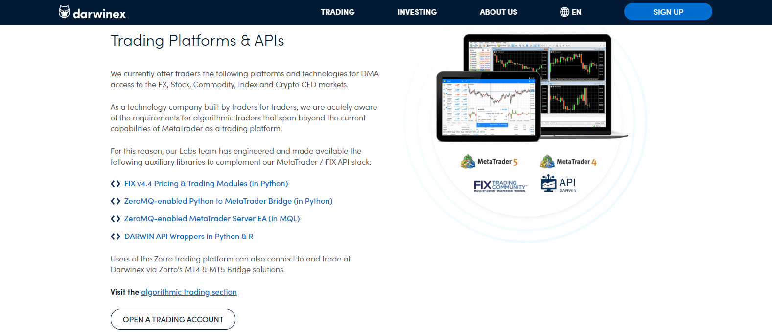 Darwinex Review MT4 and MT5 platforms